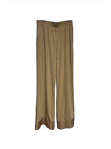 Shan Women's Silk Pant in Nutmeg (view 1)