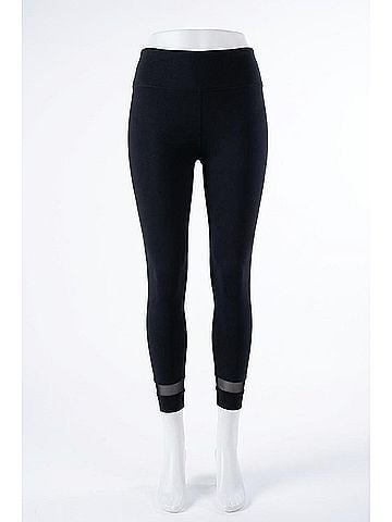 Lanston Lift Mesh Panel Legging in Black (view 2)