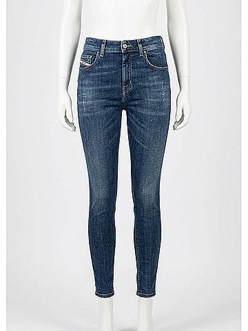 Diesel Women's High-Waisted Jeans in Blue (view 2)