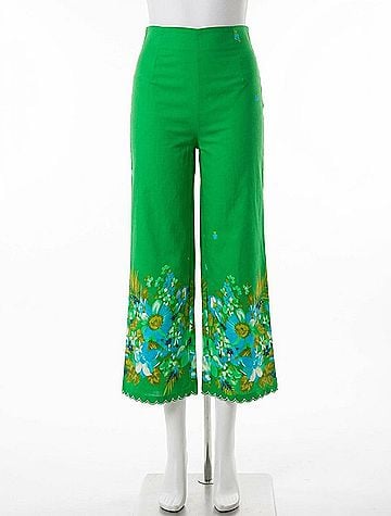 Elizabeth and James Jojo Straight Leg Pants in Hula (view 1)