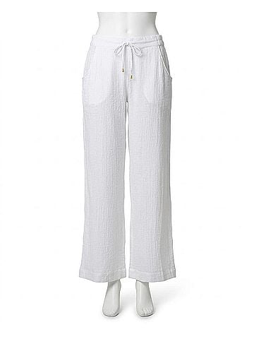 Helen Jon Weekender Pant in White (view 1)