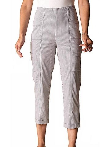 Habitat Women's Willow Cool Tech Capri Pants in Grey (view 2)