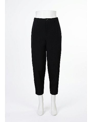 Studio M Radish High-Rise Balloon Tapered Pants in Black (view 2)