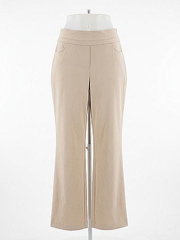 Renuar Women's Bootcut Trouser Pants in Cashew (view 2)