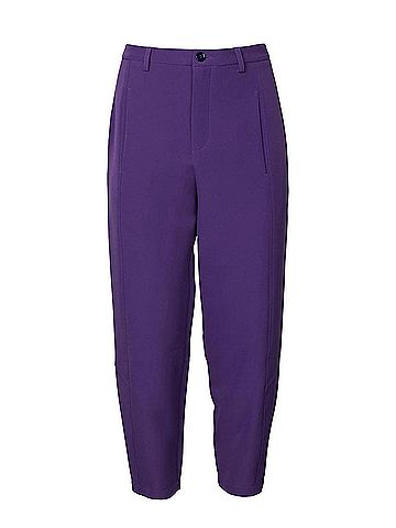 Studio M Radish High-Rise Balloon Tapered Pants in Purple (view 1)