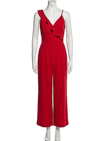 Keepsake Forget You Jumpsuit in Cherry (view 1)