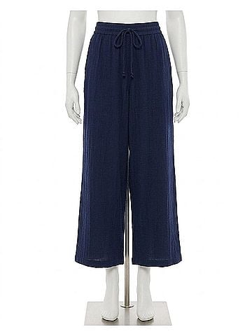Tommy Bahama Gauze Wide Leg Pant in Coastline (view 1)
