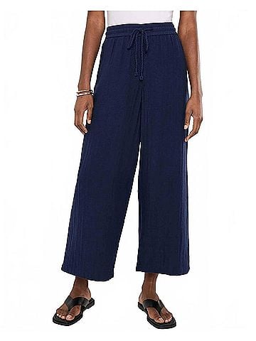 Tommy Bahama Gauze Wide Leg Pant in Coastline (view 2)