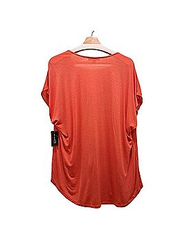 INC International Concepts Inverted-Pleat V-Neck Top T-Shirt (view 2)