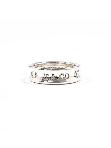 Tiffany & Co. TIFFANY&amp;Co. Tiffany 1837 Medium Ring, Sterling Silver 925, Silver, Men's (view 1)