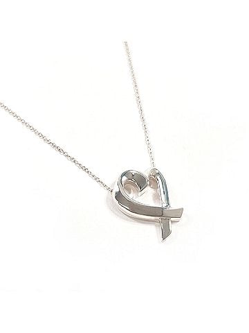 Tiffany & Co. TIFFANY&amp;Co. Tiffany Loving Heart Paloma Picasso Necklace, Sterling Silver 925, Silver, Women's (view 1)