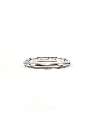 Tiffany & Co. TIFFANY&amp;Co. Tiffany Knife Edge Ring, Platinum 950, Silver, Women's (view 1)