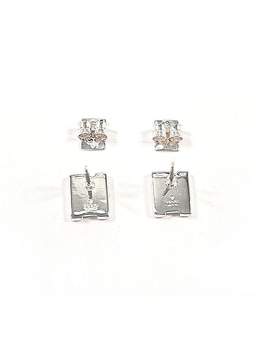 Gucci GUCCI G-logo earrings, sterling silver (925), unisex. (view 2)