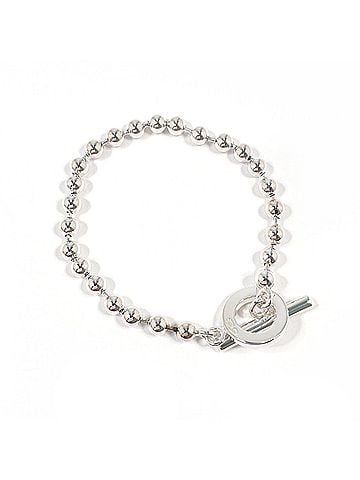 Gucci GUCCI Ball Chain Bracelet, Sterling Silver 925, Unisex (view 2)