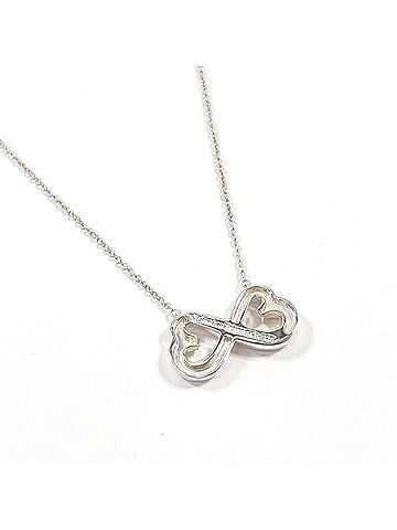Tiffany & Co. TIFFANY&amp;Co. Tiffany Double Loving Heart Paloma Picasso Necklace, Sterling Silver 925, Women's (view 2)