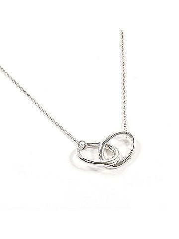Tiffany & Co. TIFFANY&amp;Co. Tiffany Double Loop Elsa Peretti Necklace, Sterling Silver 925, Silver, Women's (view 2)