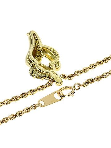 Céline Celine Diamond Necklace in 18K Yellow Gold for Women (view 2)