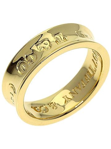 Tiffany & Co. Tiffany &amp; Co. 1837 Ring, 18K Yellow Gold, Women's. (view 2)
