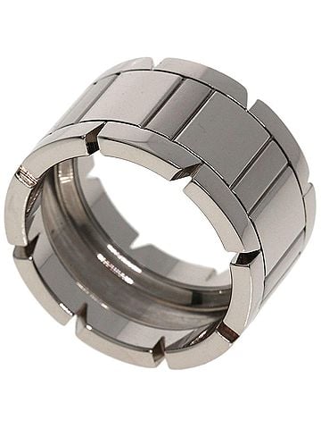 Cartier Cartier Tank Française LM #51 Ring, 18K White Gold, Women's, CARTIER (view 1)