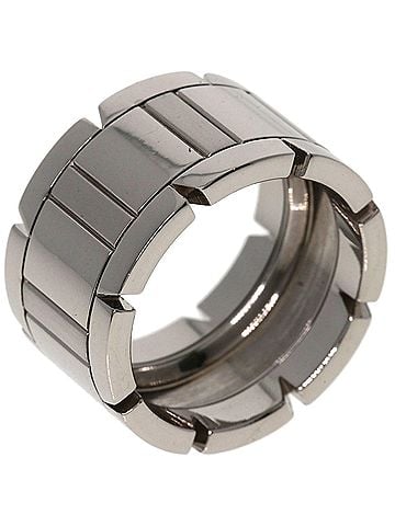 Cartier Cartier Tank Française LM #51 Ring, 18K White Gold, Women's, CARTIER (view 2)
