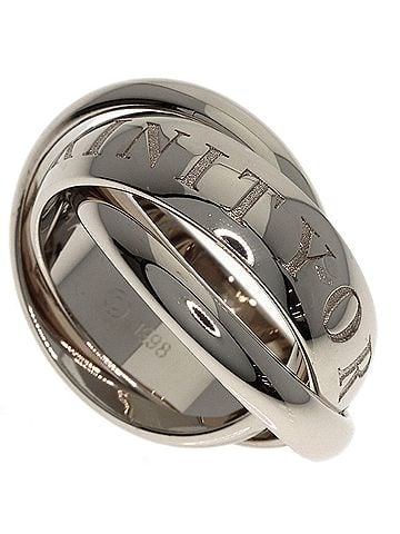 Cartier Cartier Trinity 1998 Christmas Limited Edition #47 Ring, 18K White Gold, Women's, CARTIER (view 1)