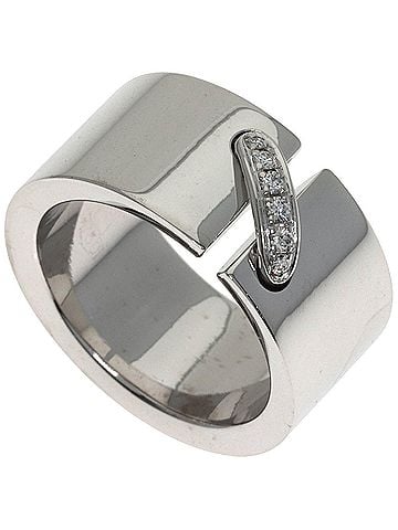 Chaumet Chaumet Liens Diamond Ring, 18K White Gold, Women's (view 1)