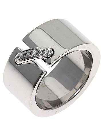Chaumet Chaumet Liens Diamond Ring, 18K White Gold, Women's (view 2)