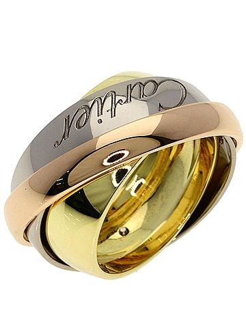 Cartier Cartier Trinity Must Essence #51 Ring - 18K Yellow Gold/18K White Pink Gold Women's CARTIER (view 2)