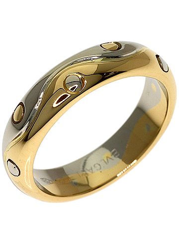 Bvlgari BVLGARI Onda Ring, 18K Yellow Gold/18KWG, Women's Ring (view 2)