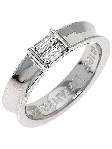 Tiffany & Co. Tiffany &amp; Co. Stacking Band Diamond Ring, 18K White Gold, Women's. (view 2)