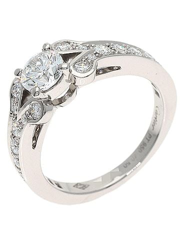 Cartier Cartier Ballerina Diamond Ring, Platinum PT950, Women's. (view 2)