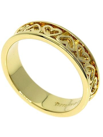 Tiffany & Co. Tiffany &amp; Co. Cutout Heart Ring, 18K Yellow Gold, Women's. (view 1)