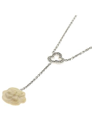 Chanel Chanel Camellia Diamond Necklace 18K White Gold Women's CHANEL (view 1)