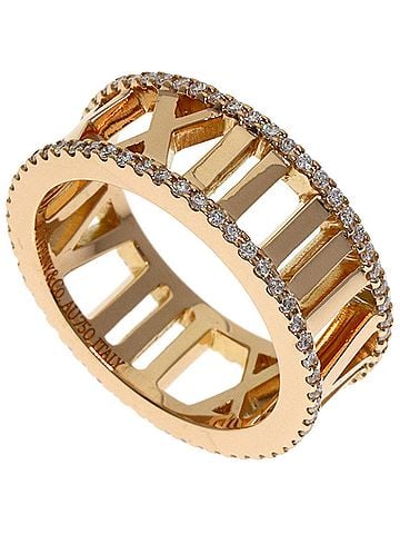 Tiffany & Co. Tiffany &amp; Co. Atlas Open Diamond Ring, 18K Pink Gold, Women's. (view 1)