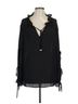 Michael Kors 100% Polyester Black Long Sleeve Blouse Size L - photo 1