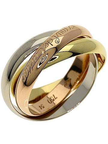 Cartier Cartier Trinity #54 Ring - 18K Yellow Gold/18K White Pink Gold Women's CARTIER (view 2)