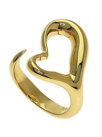 Tiffany & Co. Tiffany &amp; Co. Open Heart Ring, 18K Yellow Gold, Women's. (view 1)
