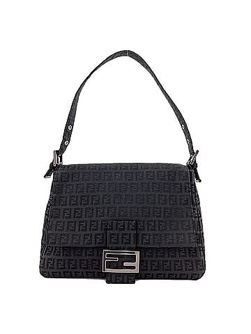 Fendi Fendi One-Shoulder Zucchino Shoulder Bag, Canvas, Women's FENDI (view 1)