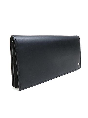 Cartier Cartier CARTIER Bi-fold long wallet, leather, black, men's, 56870a (view 2)