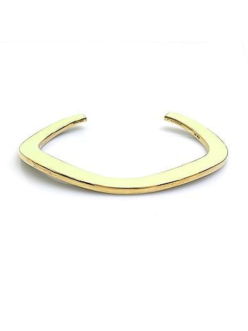 Bottega Veneta Bottega Veneta Bangle Bracelet, Metal, Green, Yellow, Gold, Women's, 56871a (view 1)