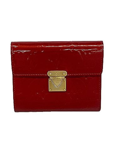 Louis Vuitton Louis Vuitton Tri-fold Wallet Vernis Portefeuille Koala M91979 Pomme d'Amour Women's (view 1)