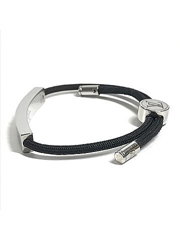 Louis Vuitton LOUIS VUITTON M00273 LV Space Bracelet Bangle Accessory Metal Men's Women's Black (view 2)