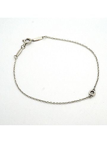 Tiffany & Co. Tiffany &amp; Co. By the Yard Bracelet, 1PD (One Diamond), Sterling Silver 925, Women's (view 2)