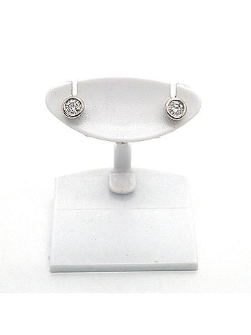 Tiffany & Co. Tiffany &amp; Co. By the Yard Earrings, 1PD (One Diamond), Platinum 950, Ladies' Earrings (view 2)