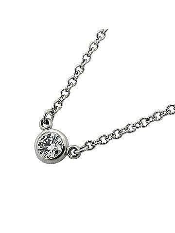 Tiffany & Co. Tiffany &amp; Co. By the Yard Necklace, 1PD (Pt950) Platinum Diamond, Ladies' Necklace (view 1)