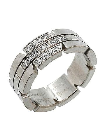 Cartier Cartier Tank Française Ring, 18K White Gold, Diamond, Ladies' (view 1)
