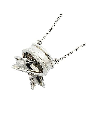Tiffany & Co. Tiffany &amp; Co. Ribbon Necklace, Sterling Silver 925, Women's (view 1)