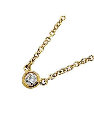 Tiffany & Co. Tiffany &amp; Co. By the Yard Necklace, 1PD (18K Yellow Gold) Diamond, Women's (view 1)
