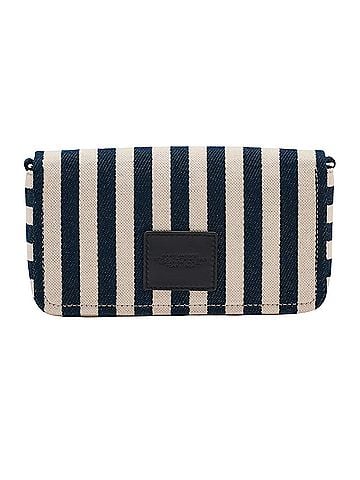 Marc Jacobs Sea Blue Striped Mini Bag Crossbody Bag (view 2)