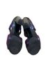 Nine West Black Purple Heels Size 8 - photo 6